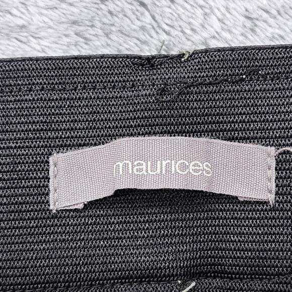 Maurices Pants Women S Green Pull On Mid Rise Skinny Ankle Jegging Casual Preppy - Picture 4 of 12